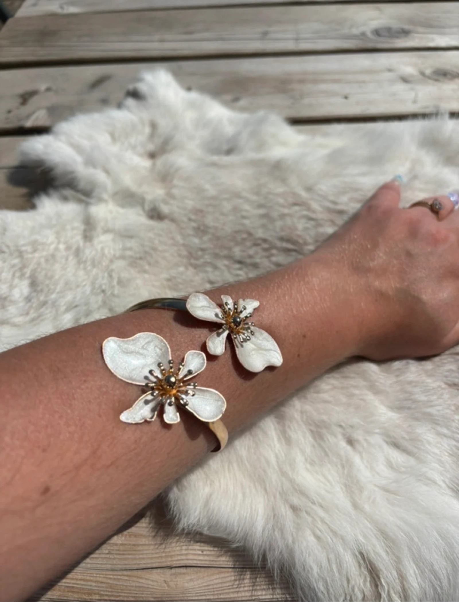 Pulseira bonita de flores – photo 4
